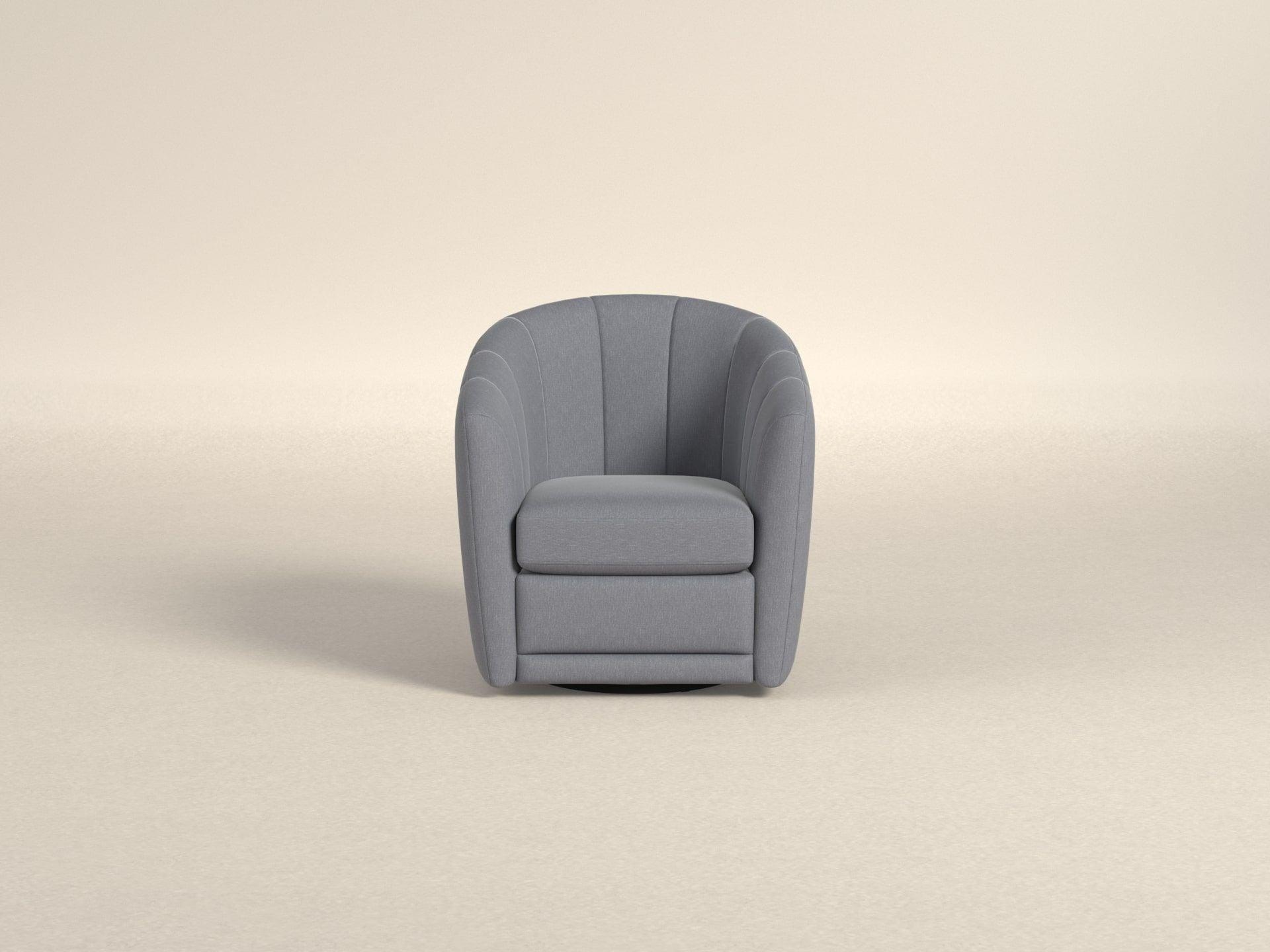 Giada Swivel Accent Chair (Custom Order) - Euro Living Furniture