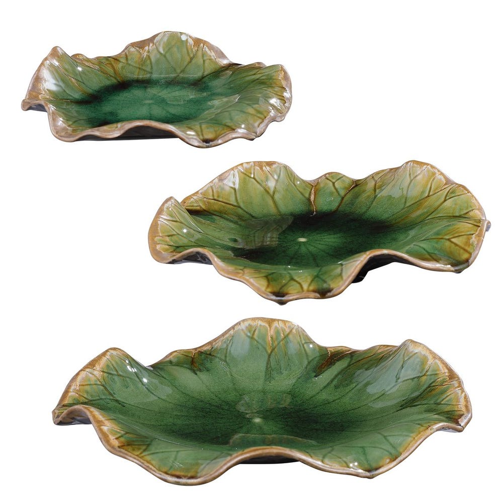 Anabella Ceramic Wall Decor 3 pcs - Euro Living Furniture