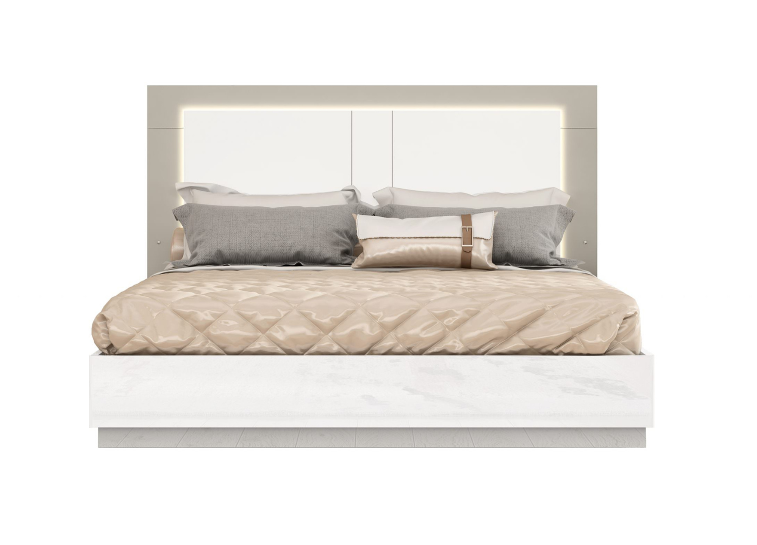 FLUER BED | LACQUER - Euro Living Furniture