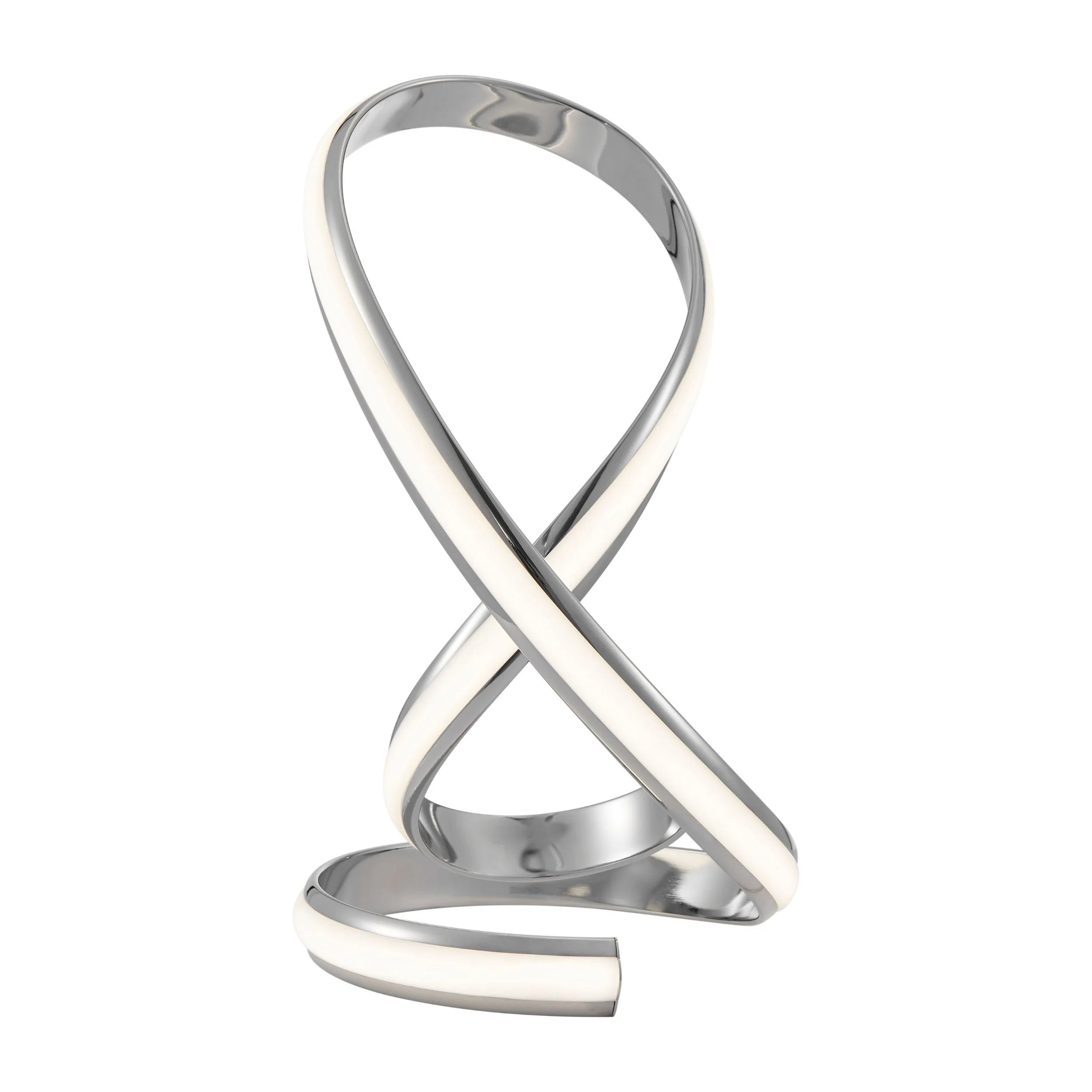 ELISA TABLE LAMP - CHROME - Euro Living Furniture