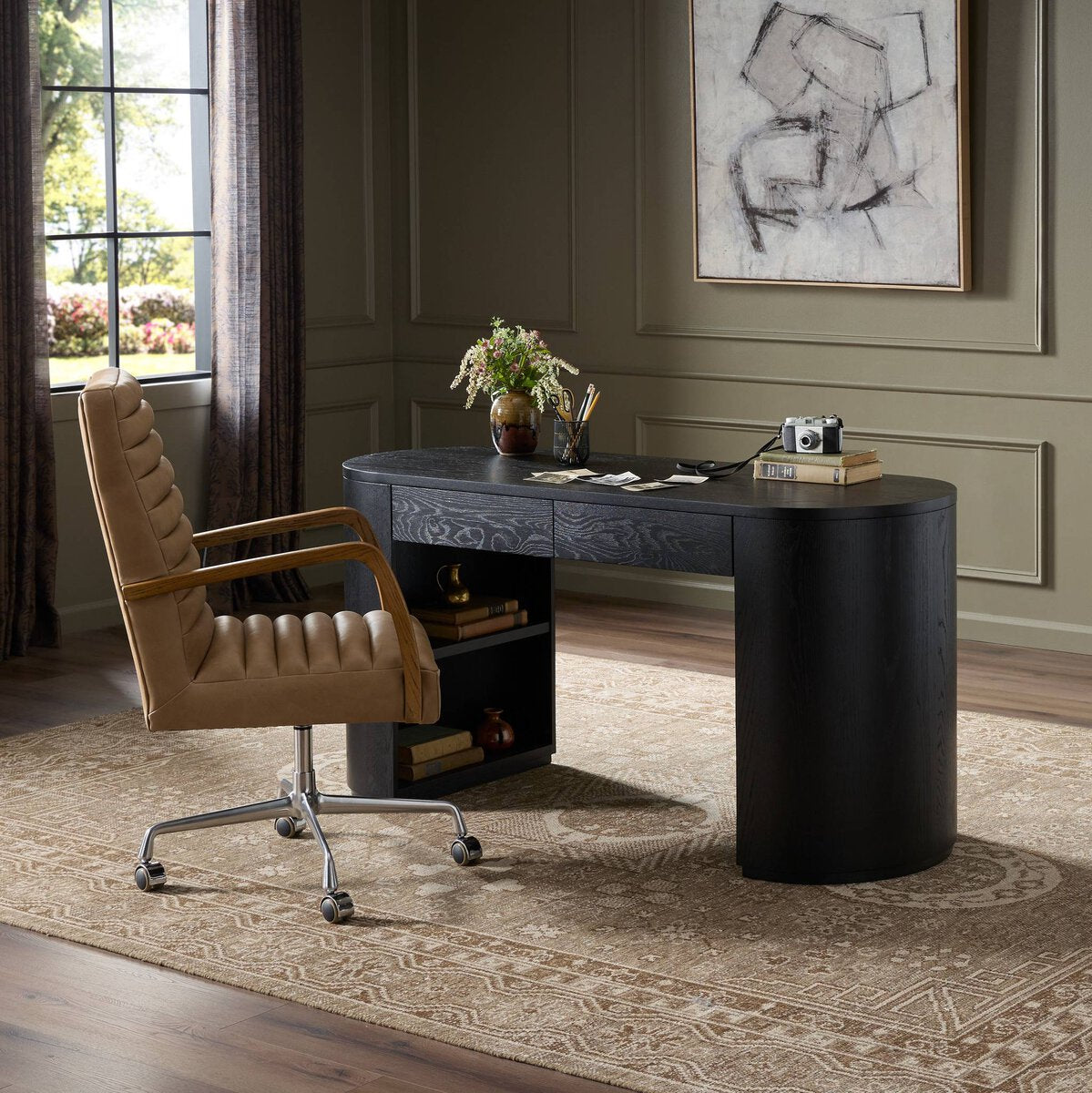 Issa Office Desk - Euro Living Furniture