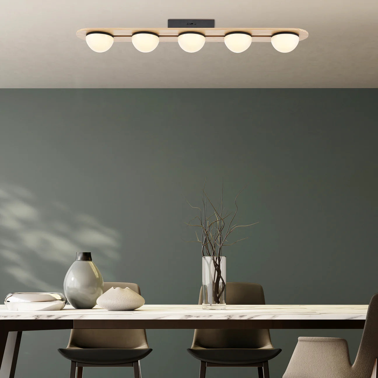 Lorena Flush Mount Chandelier - Euro Living Furniture