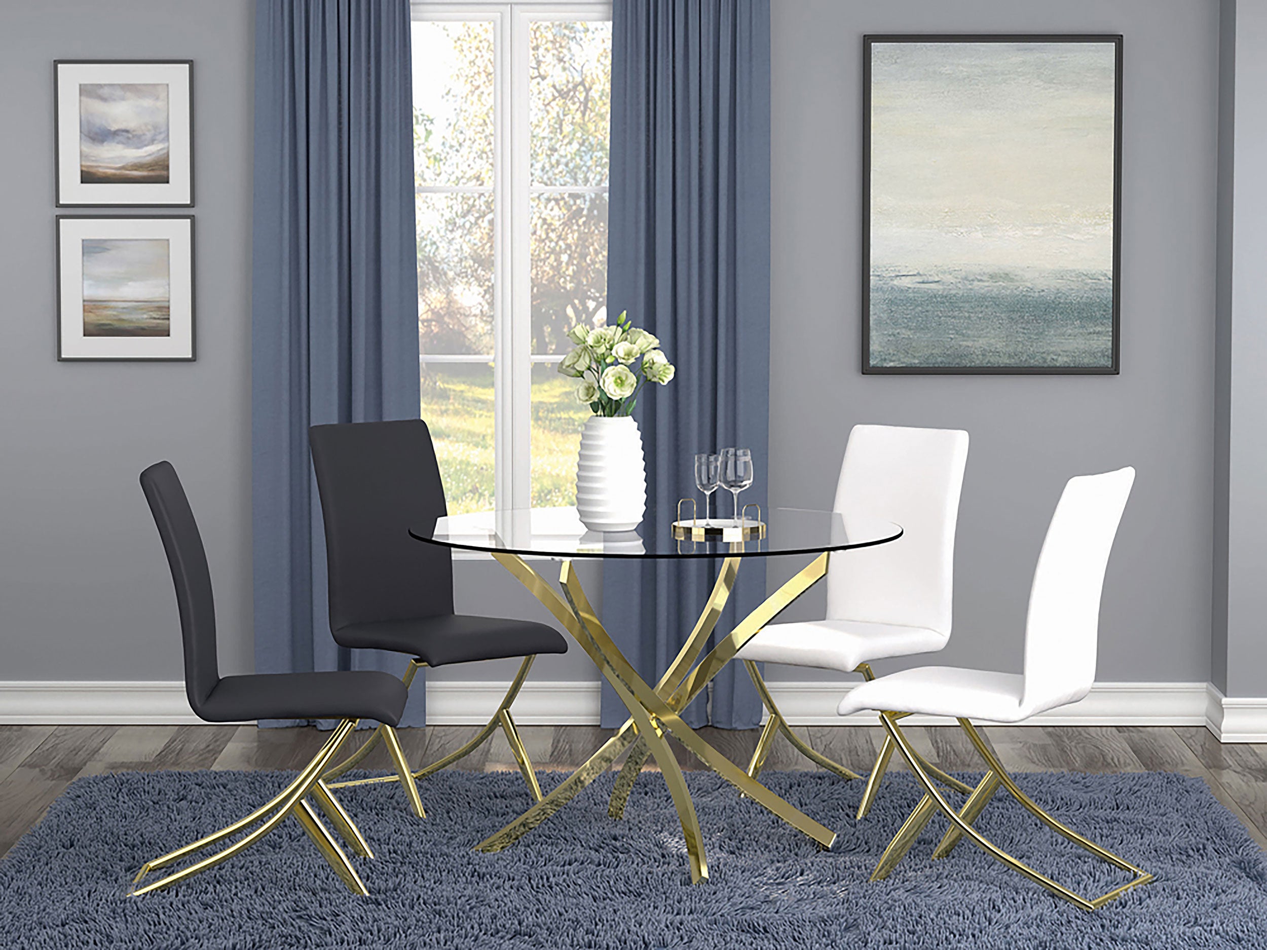 Beckham Round Table - Euro Living Furniture