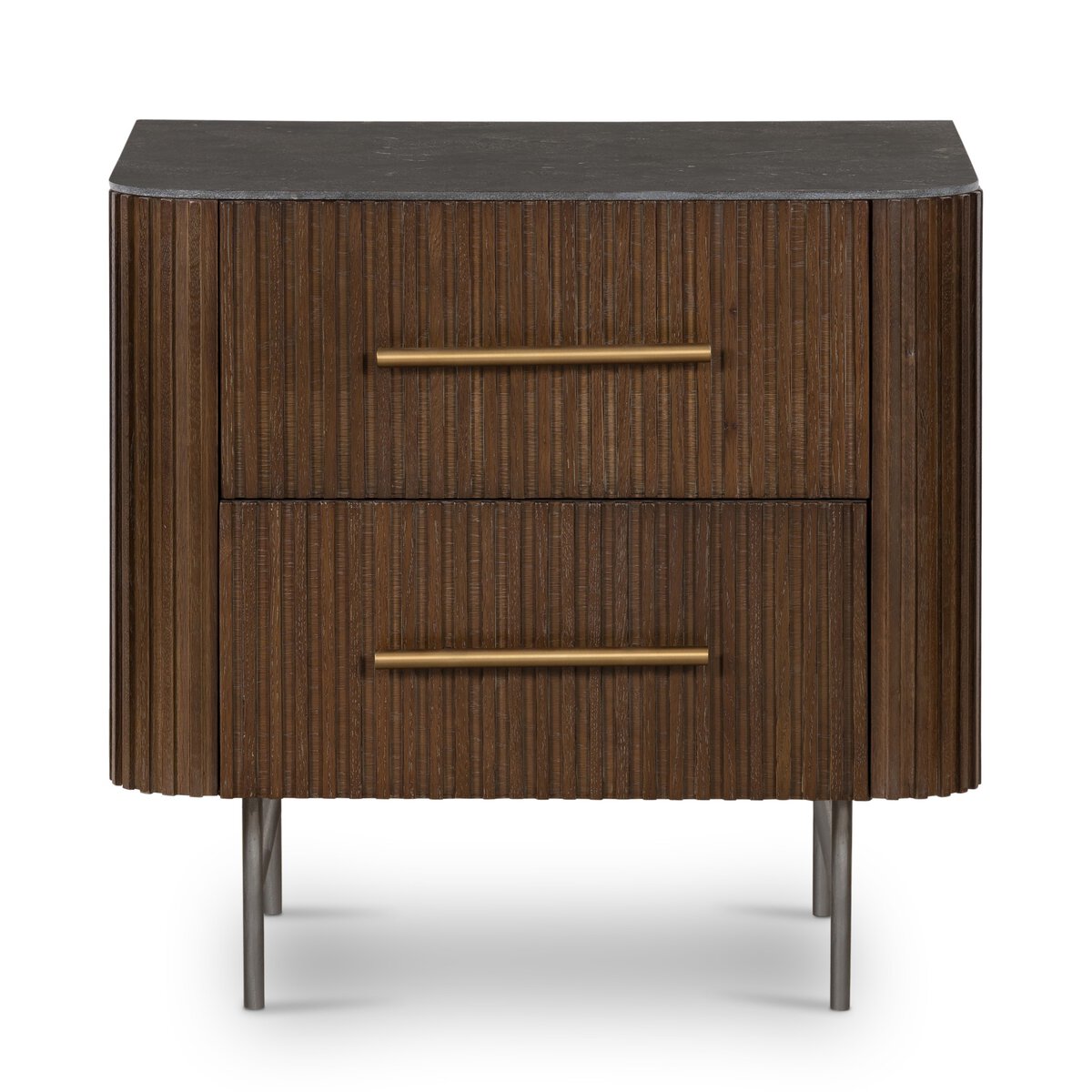 Fluer Small Nightstand - Euro Living Furniture