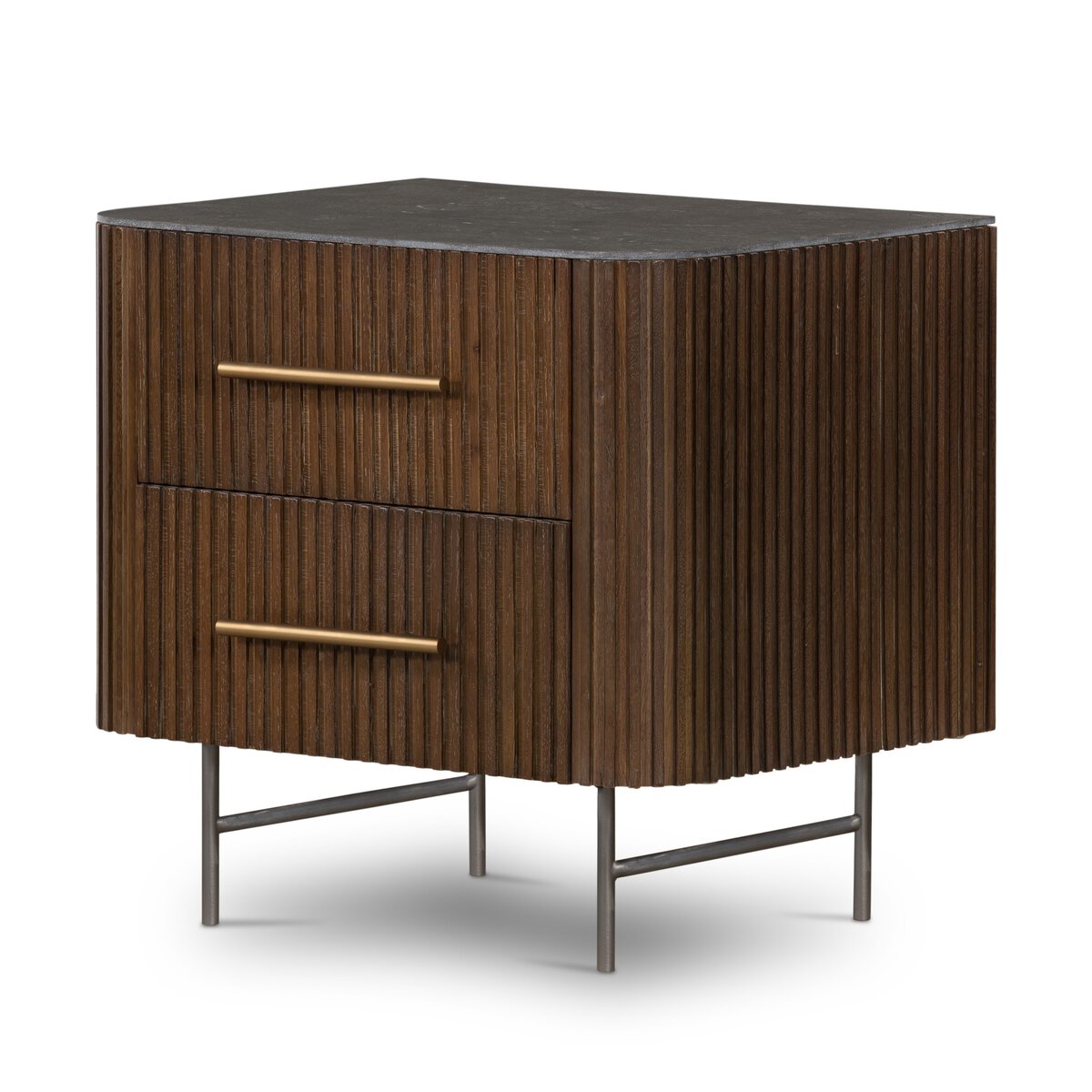 Fluer Small Nightstand - Euro Living Furniture