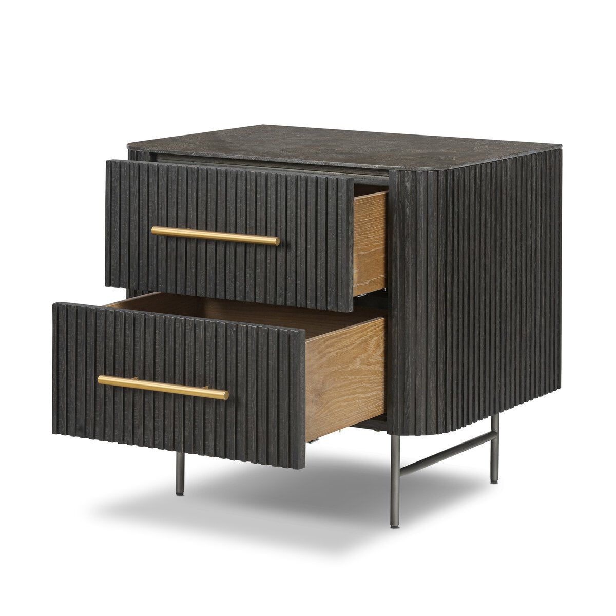 Fluer Small Nightstand - Euro Living Furniture