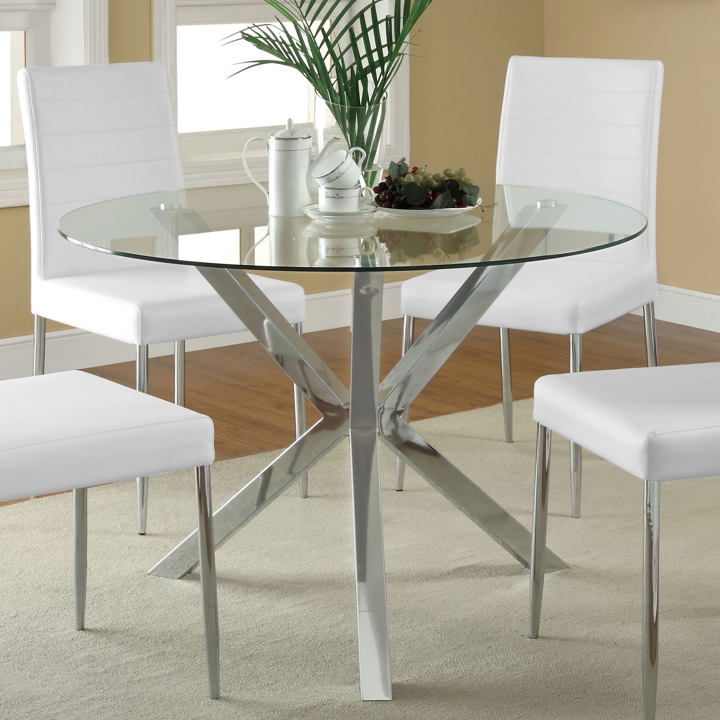 Vance Round Table - Euro Living Furniture
