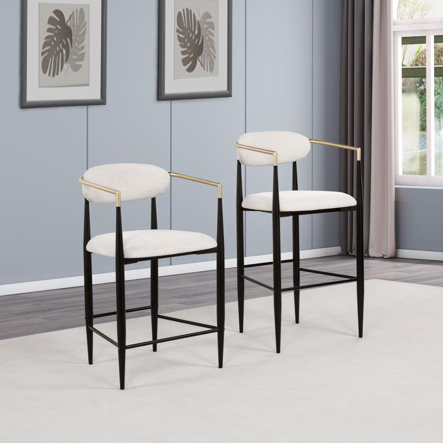 Aida Counter Stool Set of 2 - Euro Living Furniture