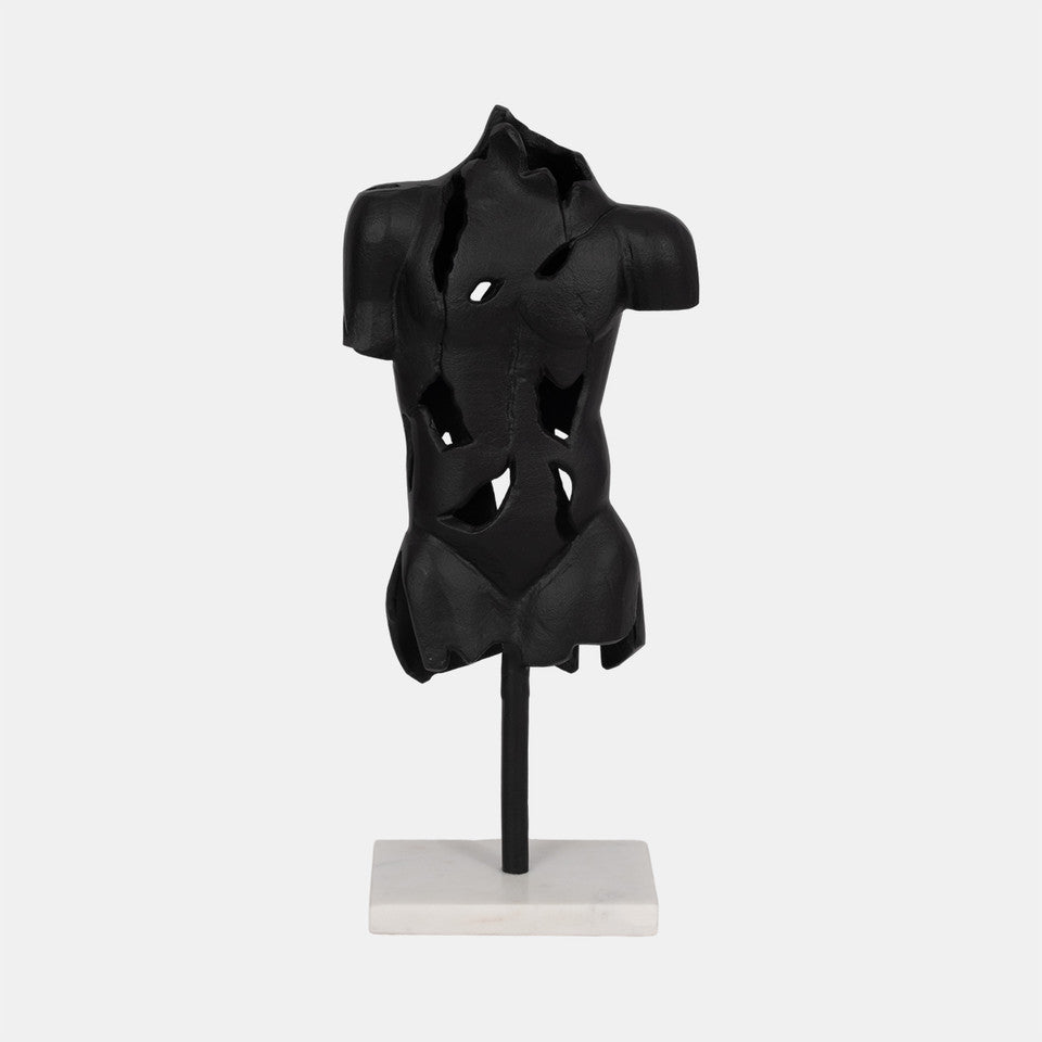 Black Bust Sculpture - Euro Living Furniture