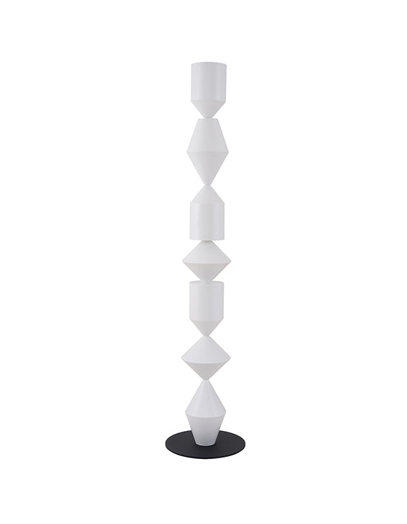 Shapes White Floor Lamp