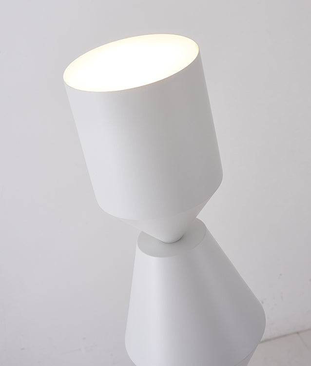 Shapes White Floor Lamp