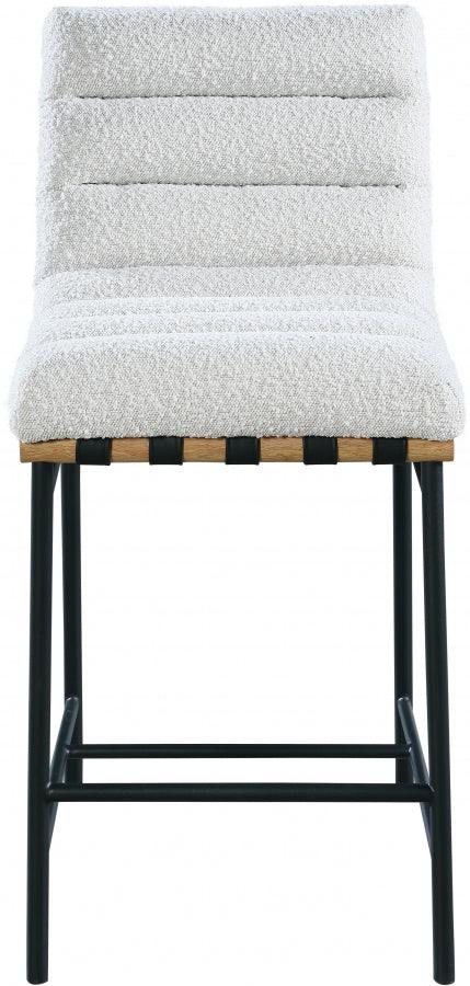Blake counter stool in Cream - Euro Living Furniture