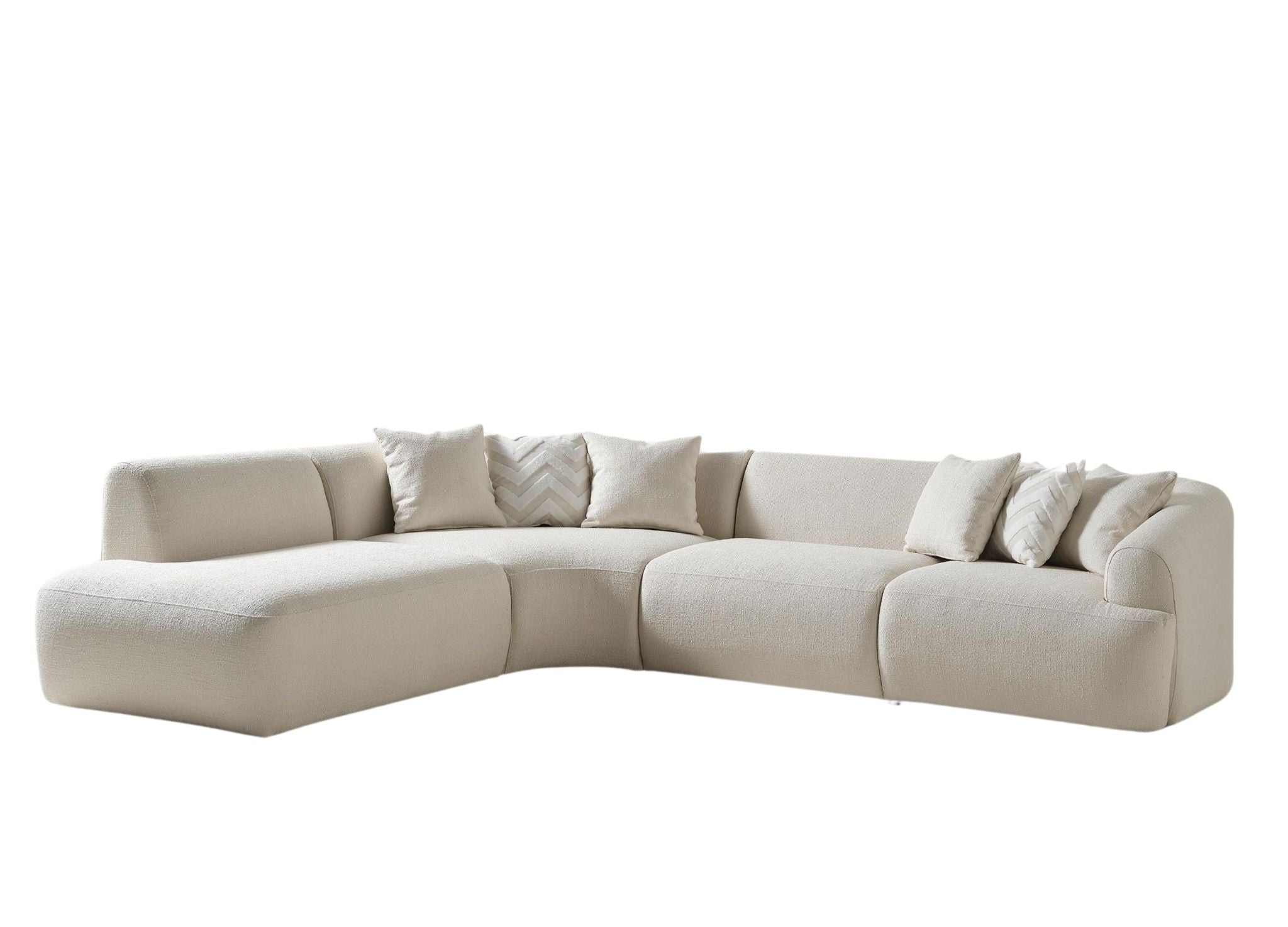 MAYA BUCLE SECTIONAL - Euro Living Furniture