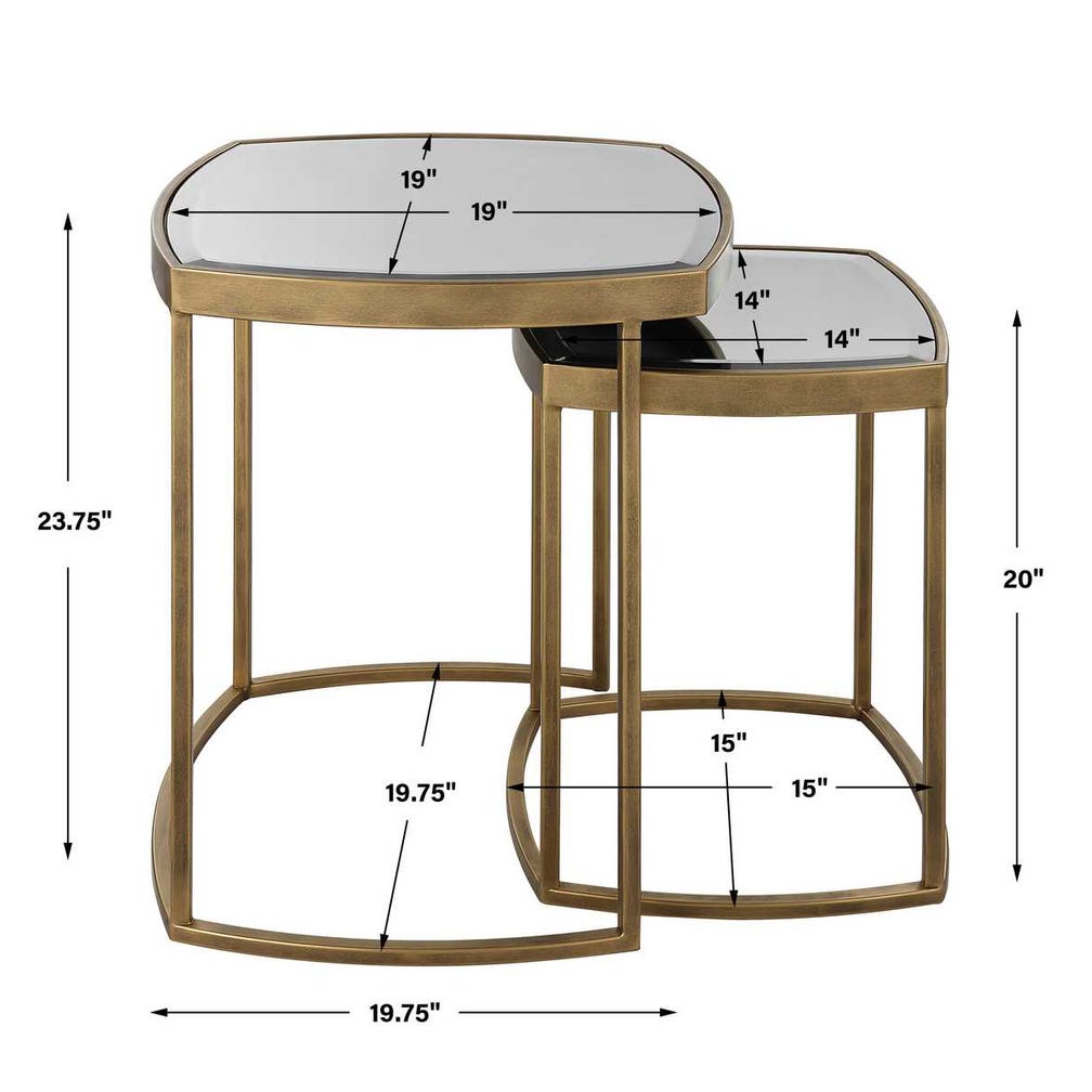Visa Nesting tables - Euro Living Furniture
