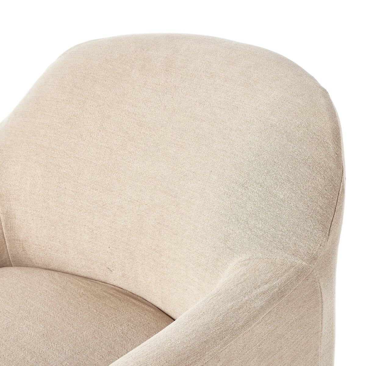 Lowell Slipcover Swivel Chair - Euro Living Furniture