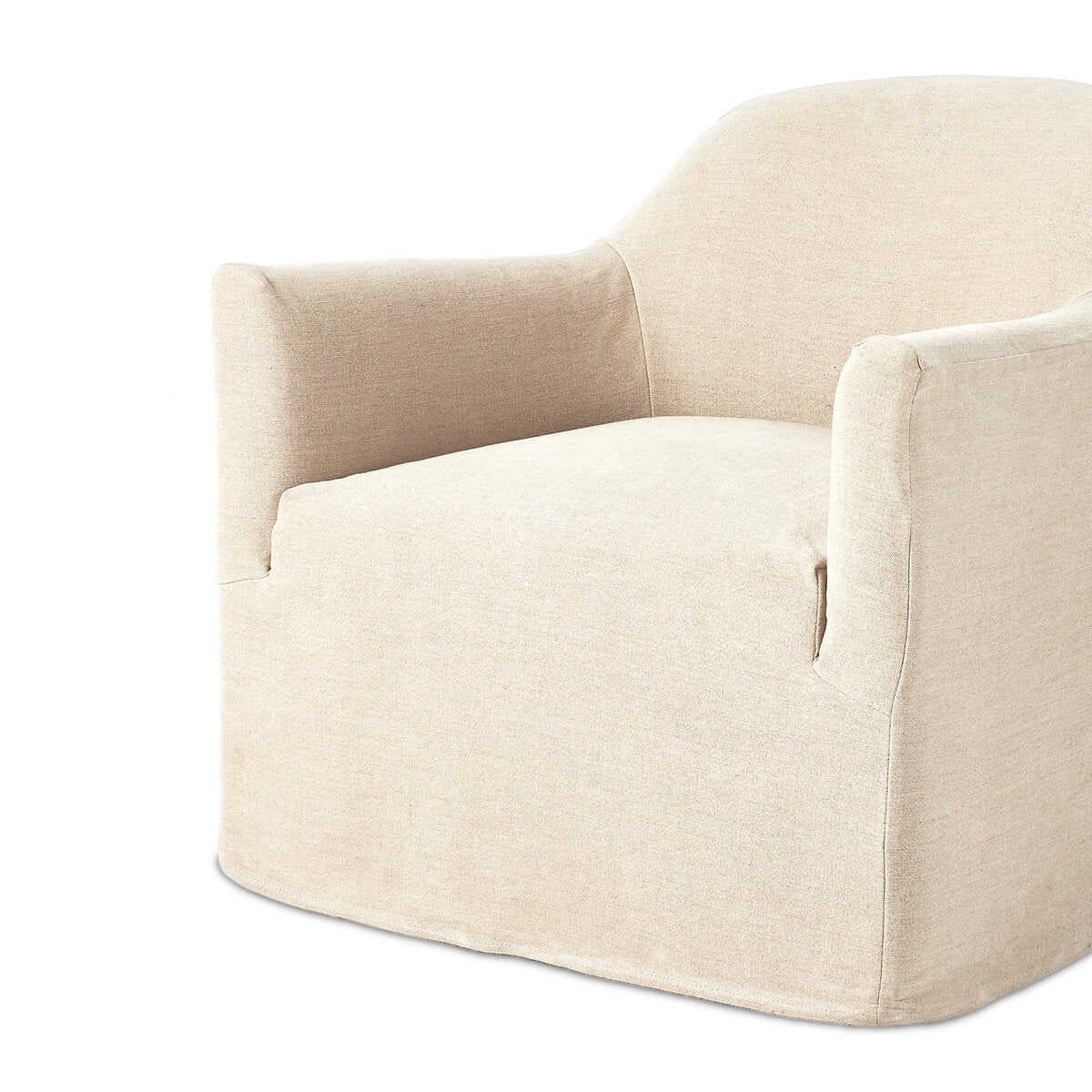 Lowell Slipcover Swivel Chair - Euro Living Furniture