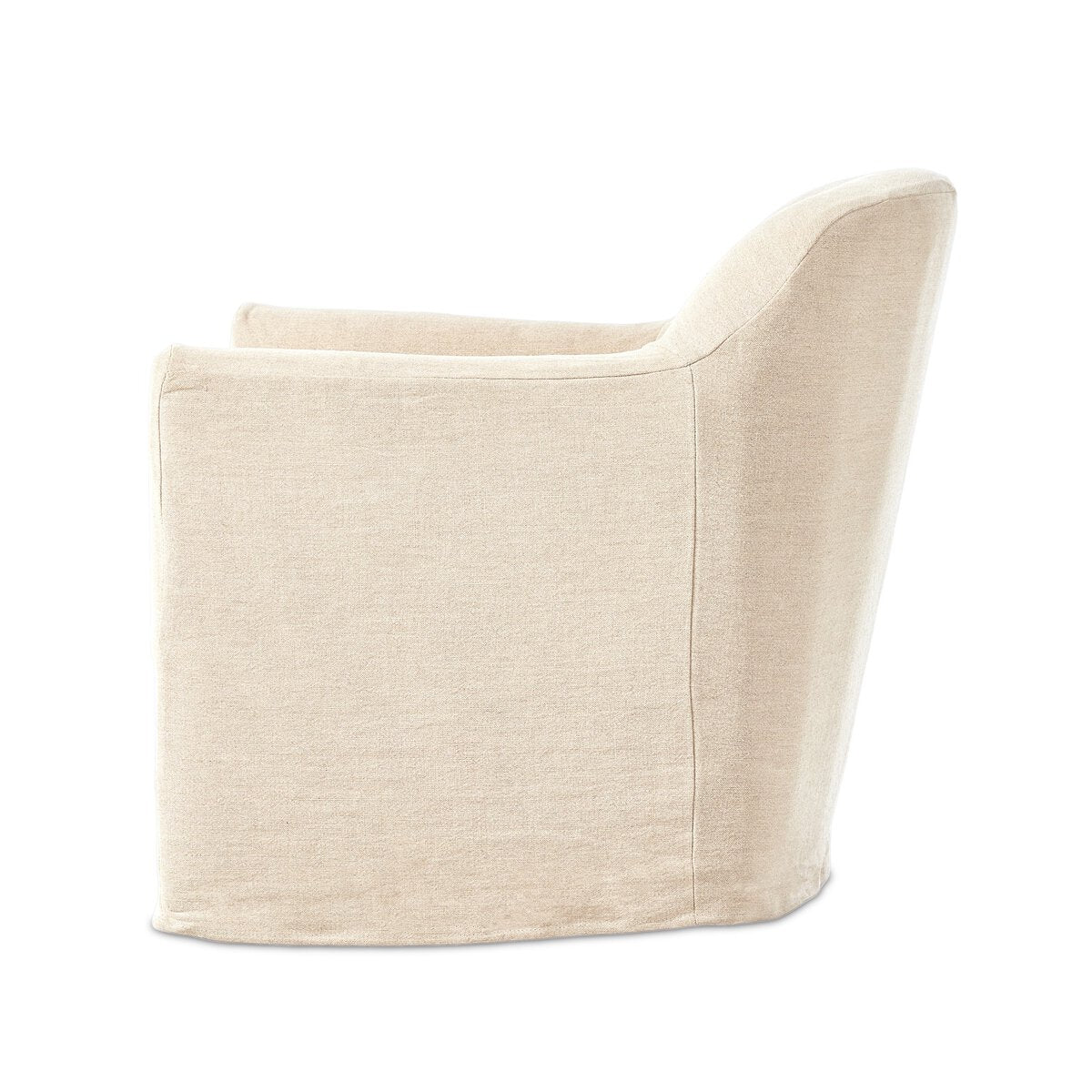 Lowell Slipcover Swivel Chair - Euro Living Furniture