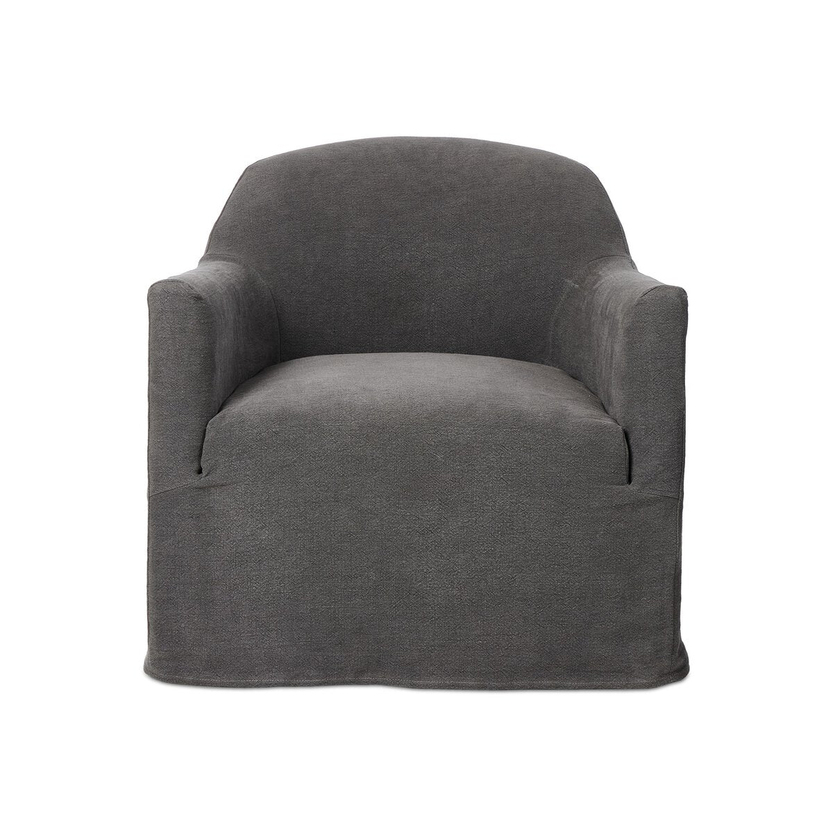 Lowell Slipcover Swivel Chair - Euro Living Furniture