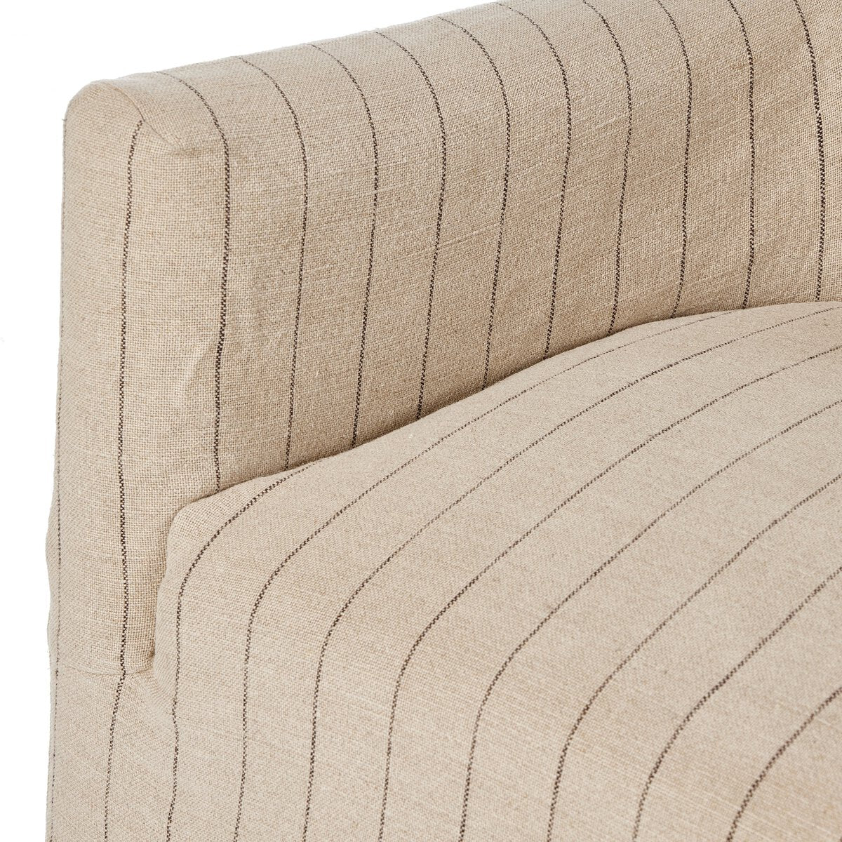 Lowell Slipcover Swivel Chair - Euro Living Furniture