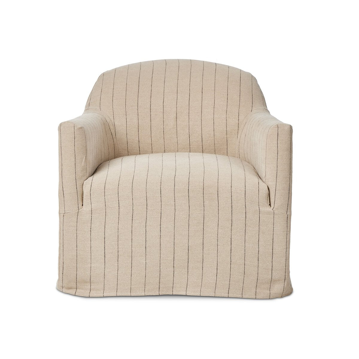 Lowell Slipcover Swivel Chair - Euro Living Furniture
