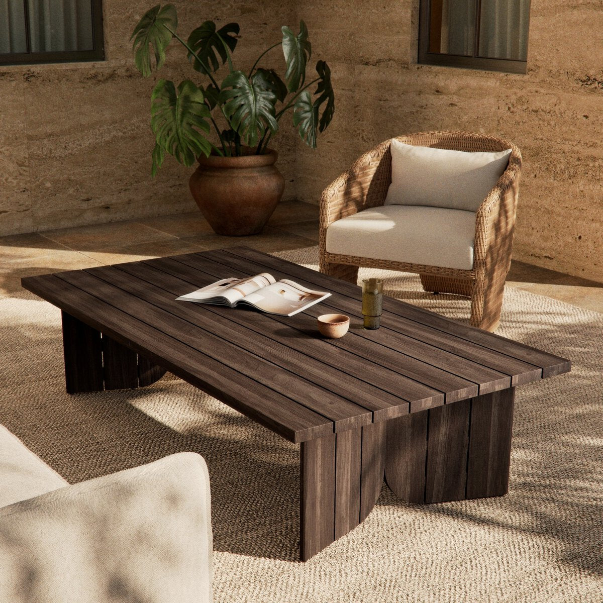 Joette Outdoor Coffee Table - Euro Living Furniture