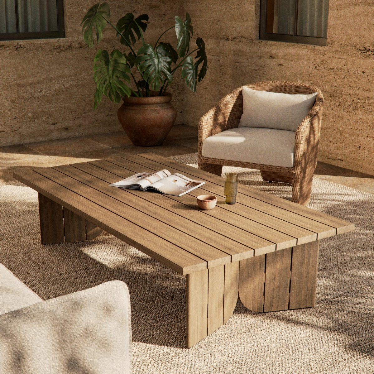 Joette Outdoor Coffee Table - Euro Living Furniture