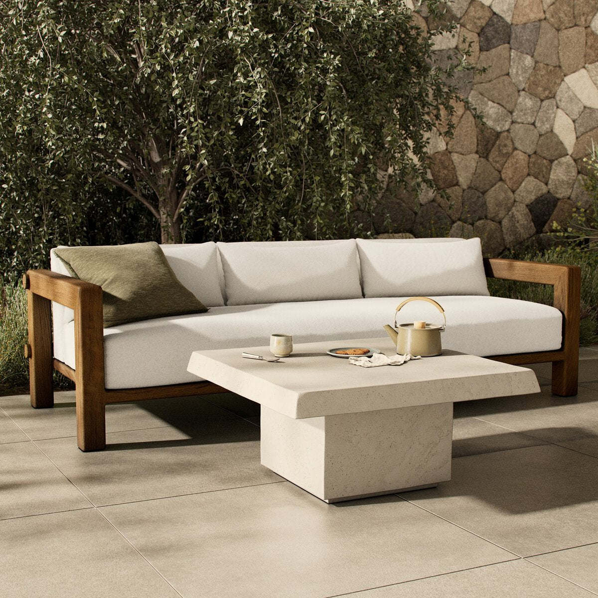 Avila Outdoor Coffee Table - Euro Living Furniture