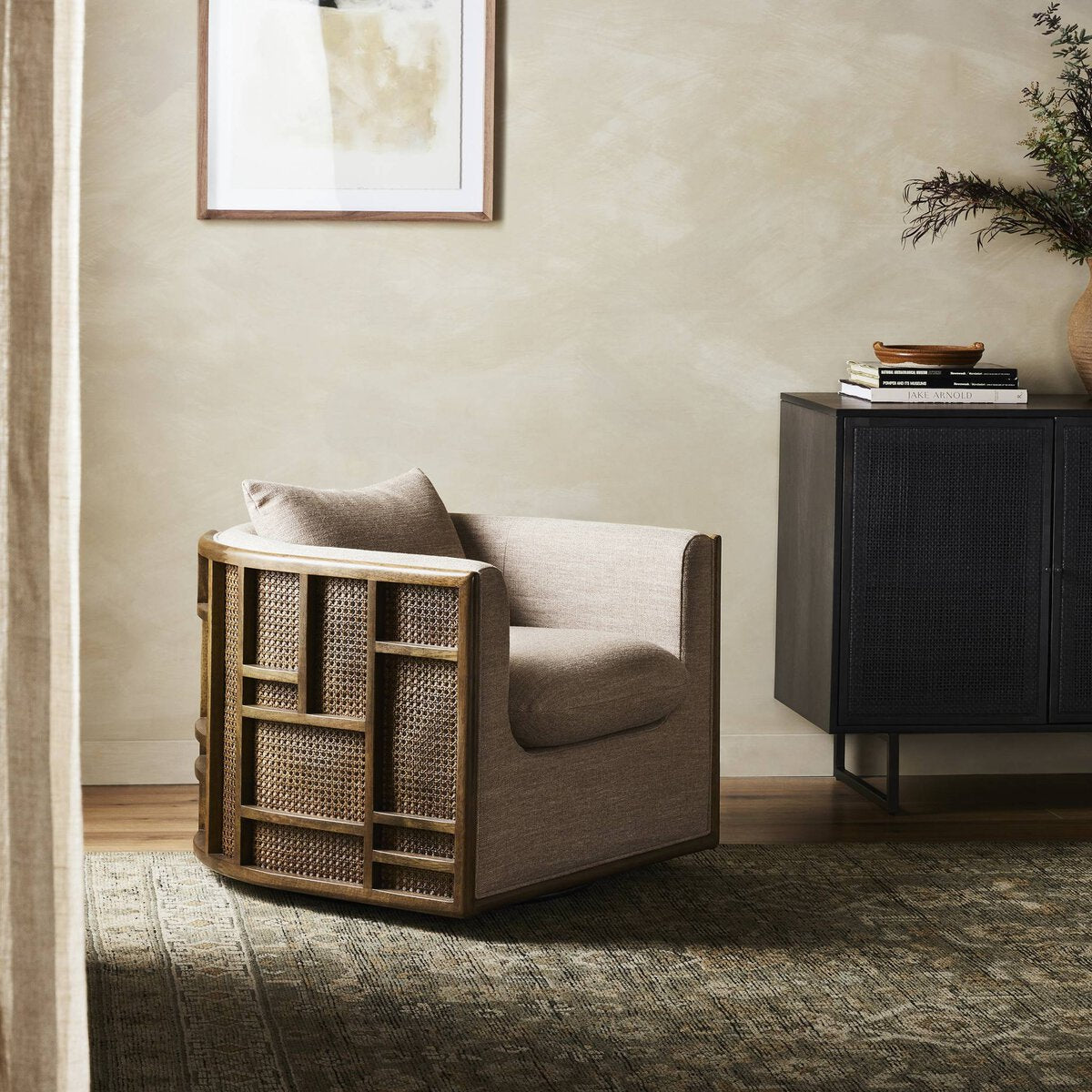 June Swivel Chair - Euro Living Furniture