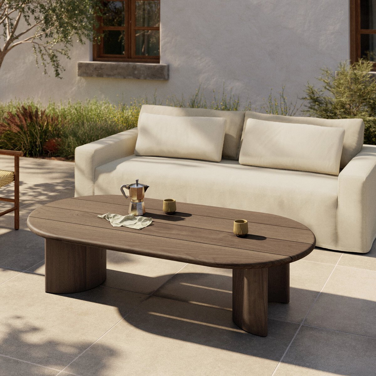 Paden Outdoor Coffee Table - Euro Living Furniture