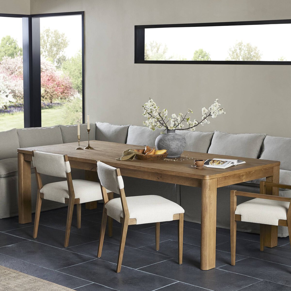 Noeline Extension Dining Table - Euro Living Furniture