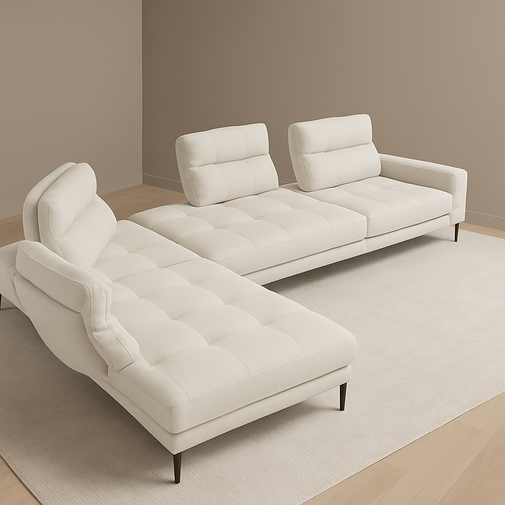 Hollywood Italian Sectional - Euro Living Furniture