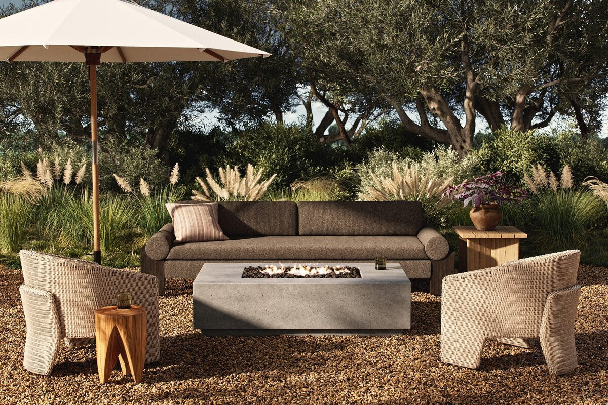 Ramon Outdoor fire Table - Euro Living Furniture