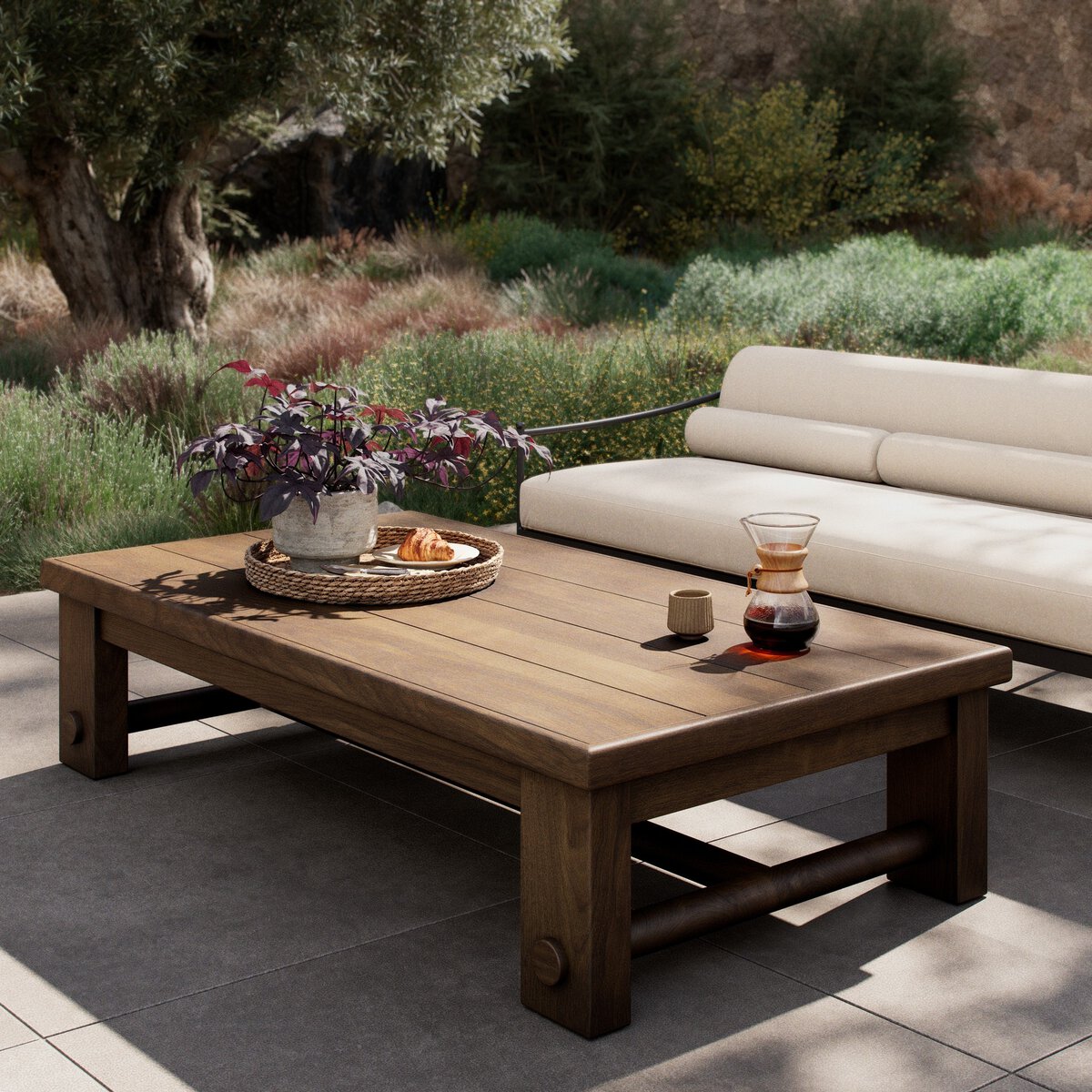 Lumi Outdoor Coffee Table - Euro Living Furniture