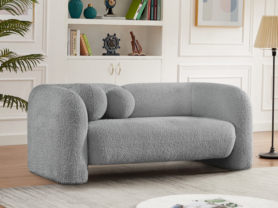 RORY 66" LOVESEAT | BOUCLE - Euro Living Furniture