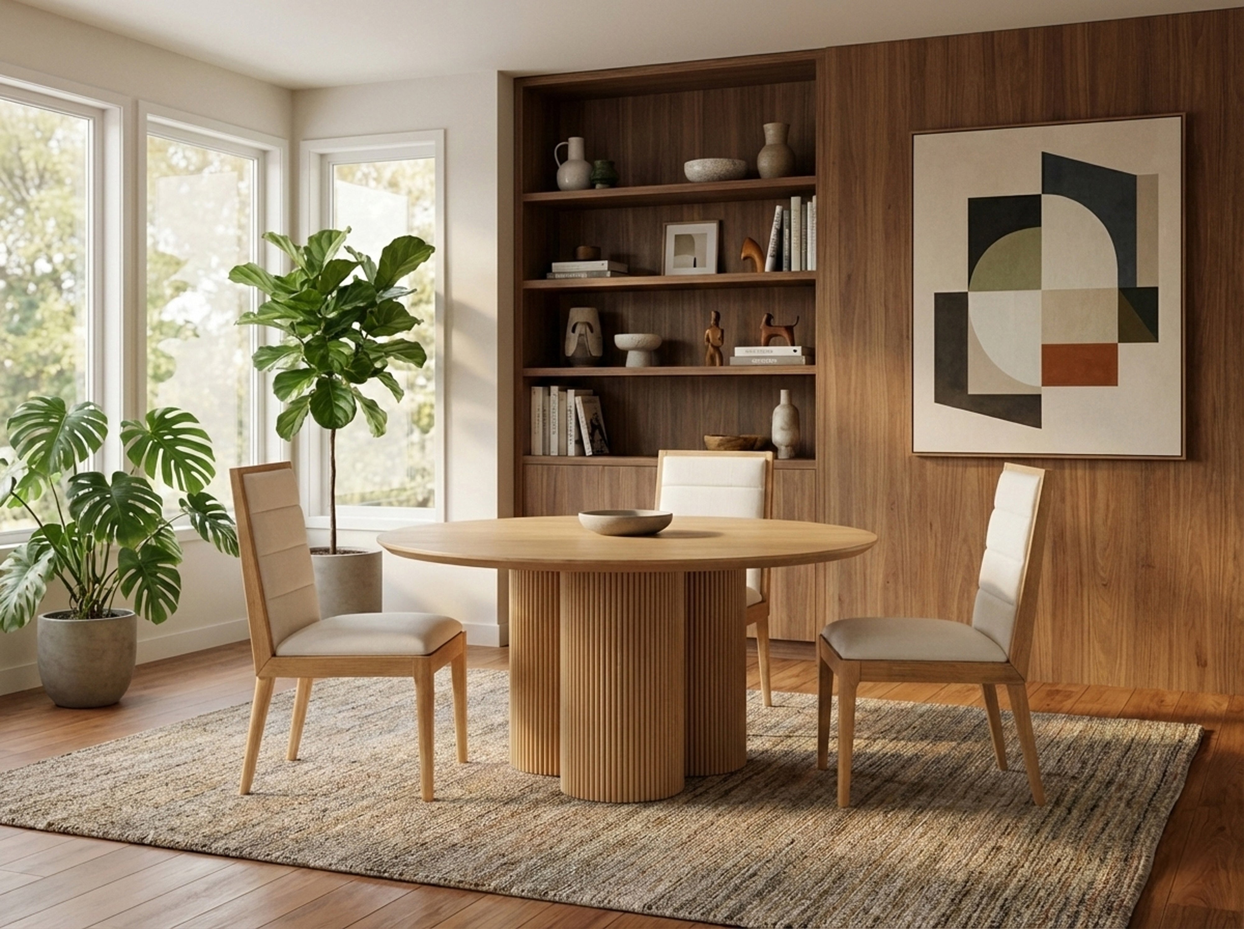 Sinaloa Round Dining Table - Euro Living Furniture