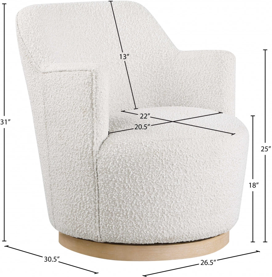 CLAIRE ACCENT CHAIR | BOUCLE - Euro Living Furniture