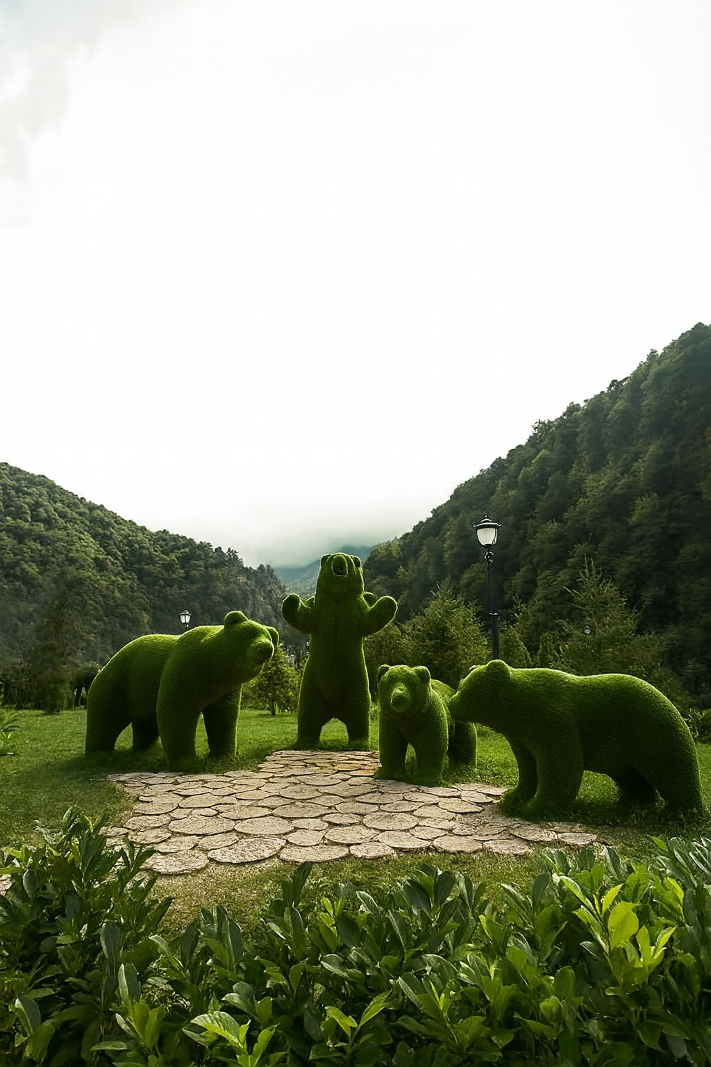 Grass Bear Topiary Collection - Euro Living Furniture