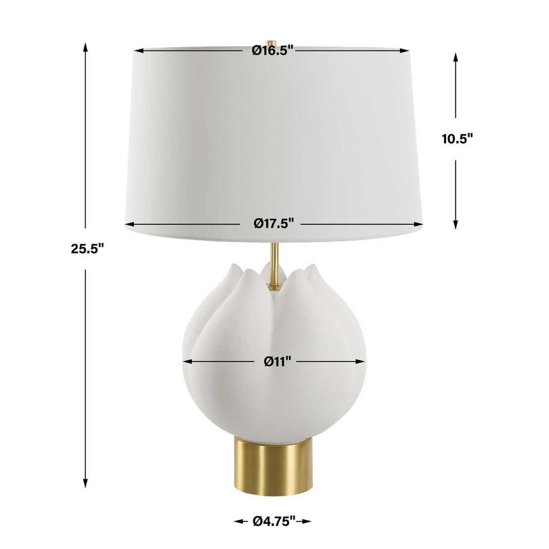 Bloom Table Lamp - Euro Living Furniture