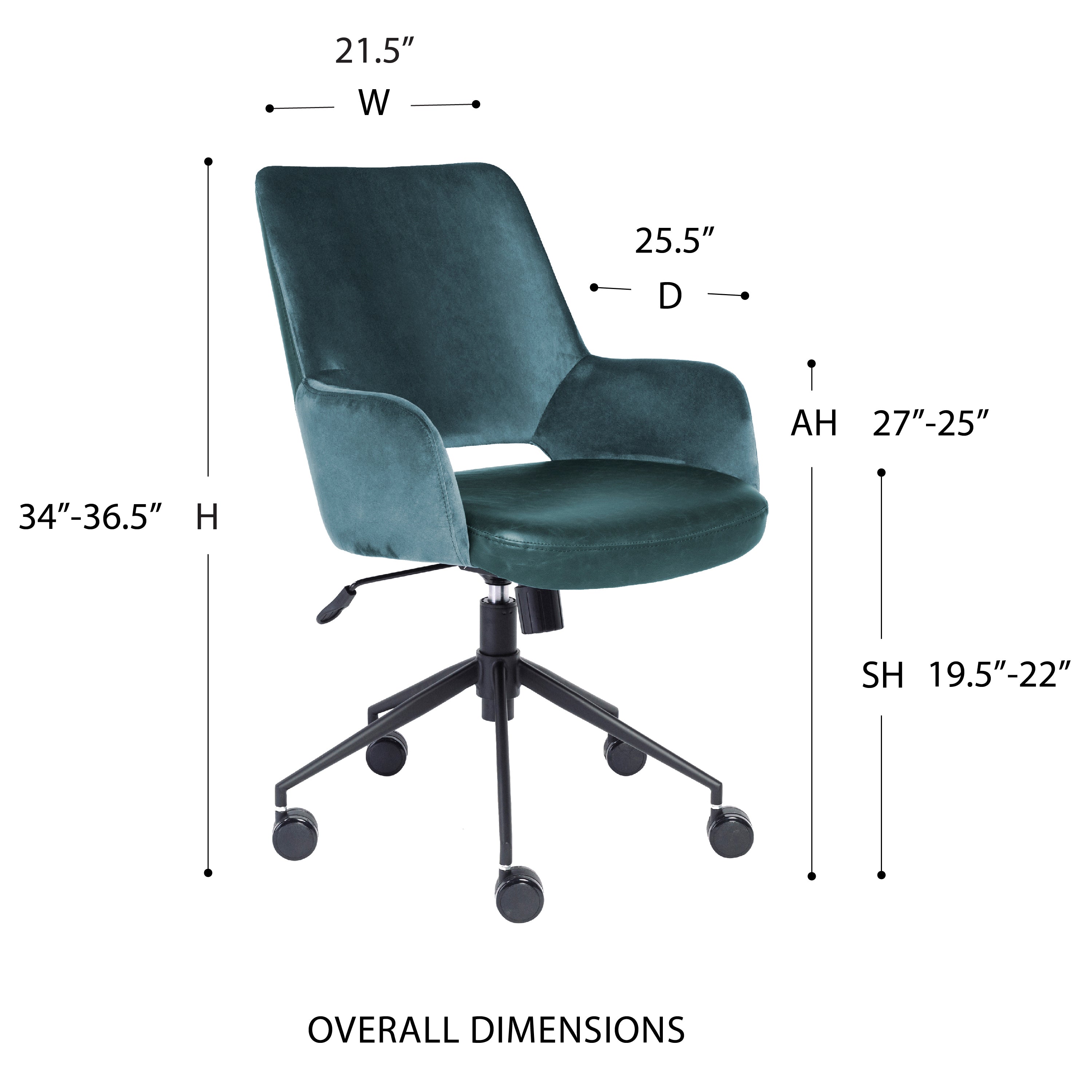 Desire Office Chair - Euro Living Furniture