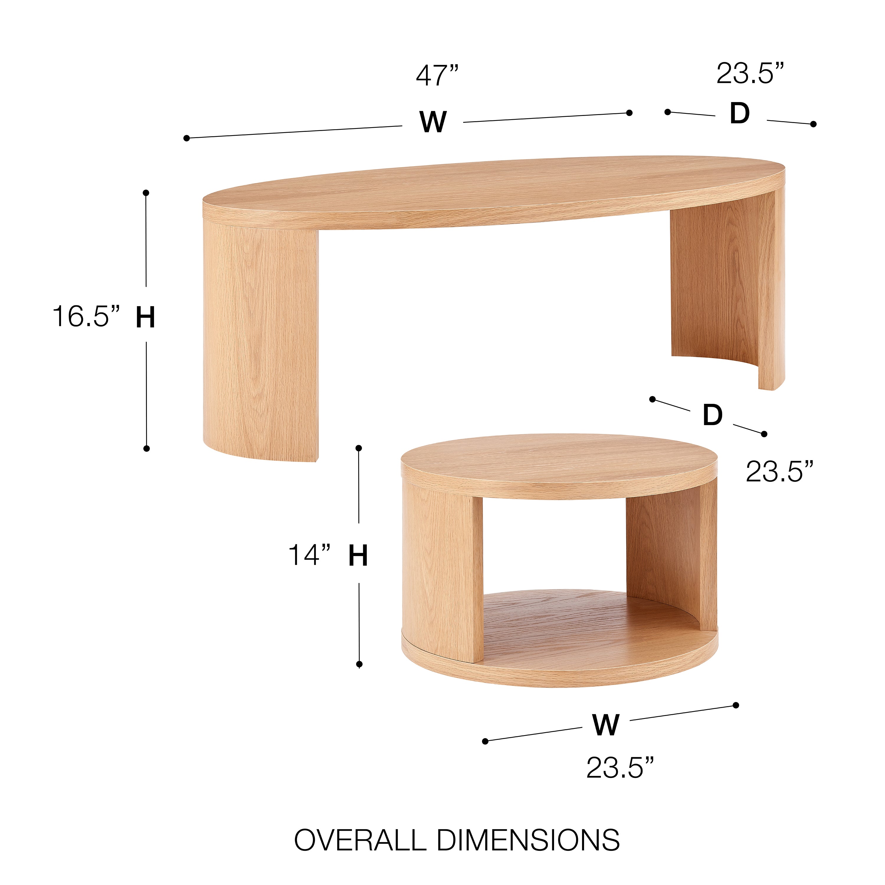 Rebecca Nesting Coffee Table - Euro Living Furniture