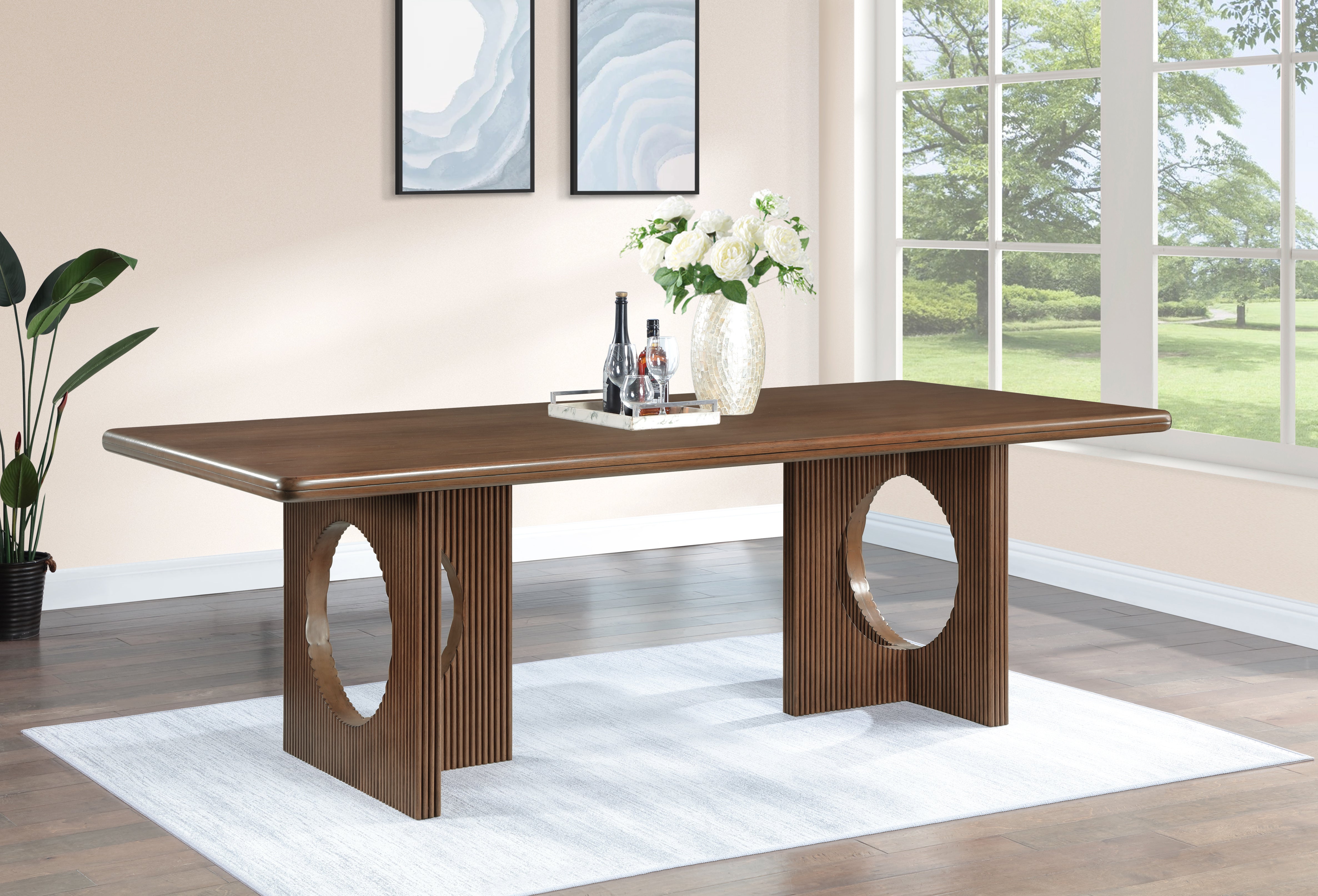 Rihana Dining table - Euro Living Furniture
