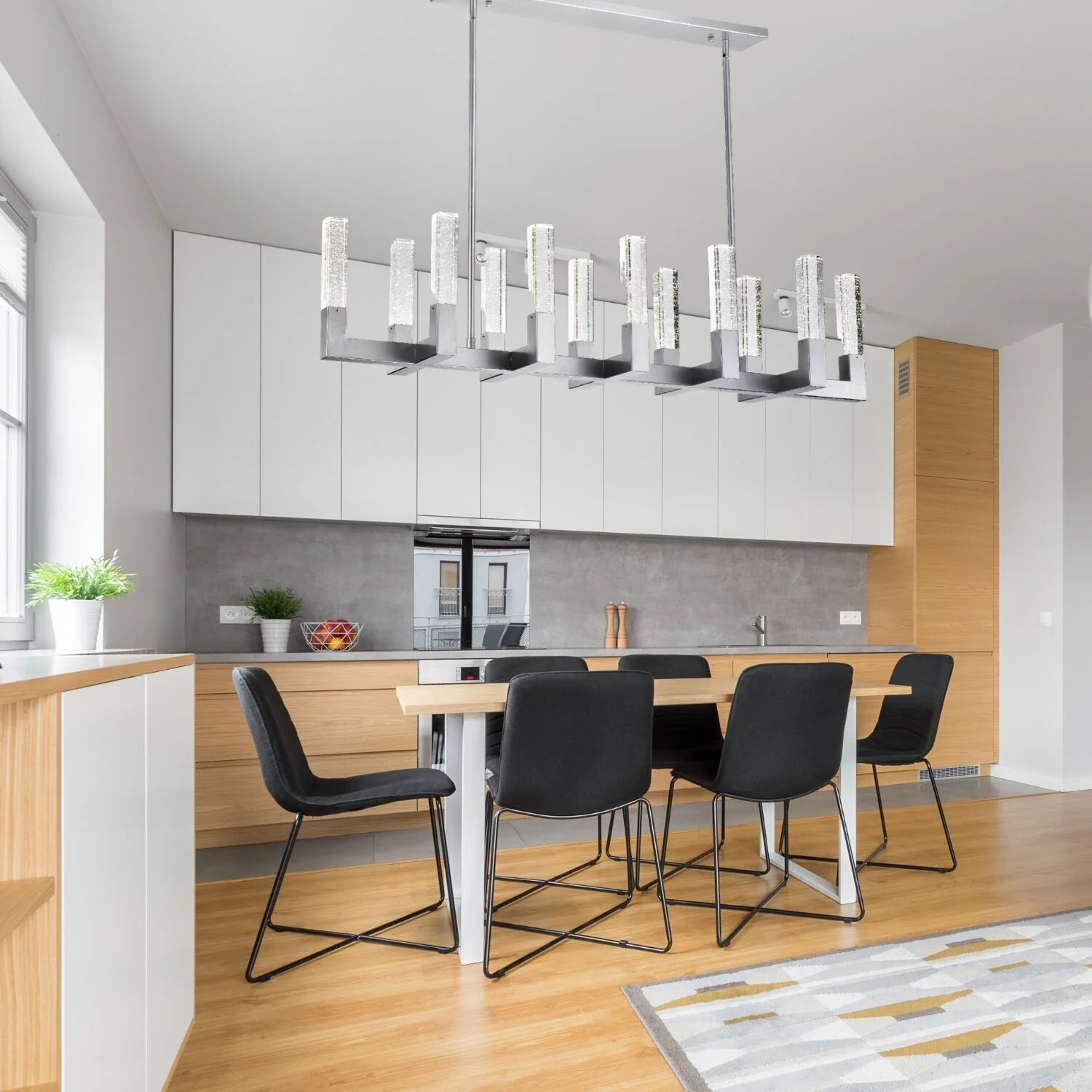 ELLEN 12-LIGHT CHANDELIER - Euro Living Furniture