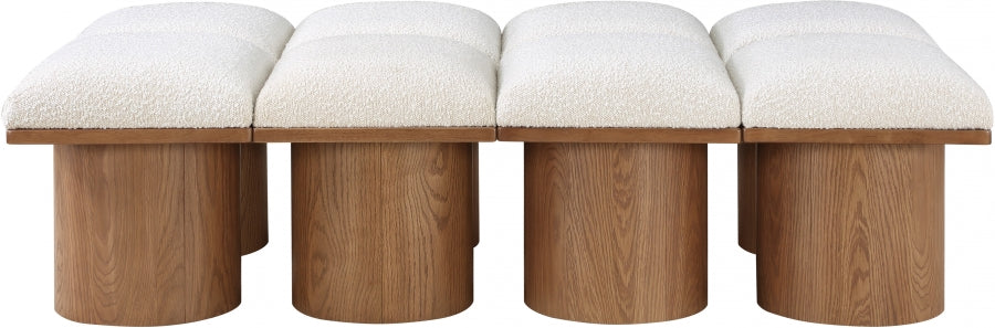 LION 8PC BENCH | BOUCLE - Euro Living Furniture