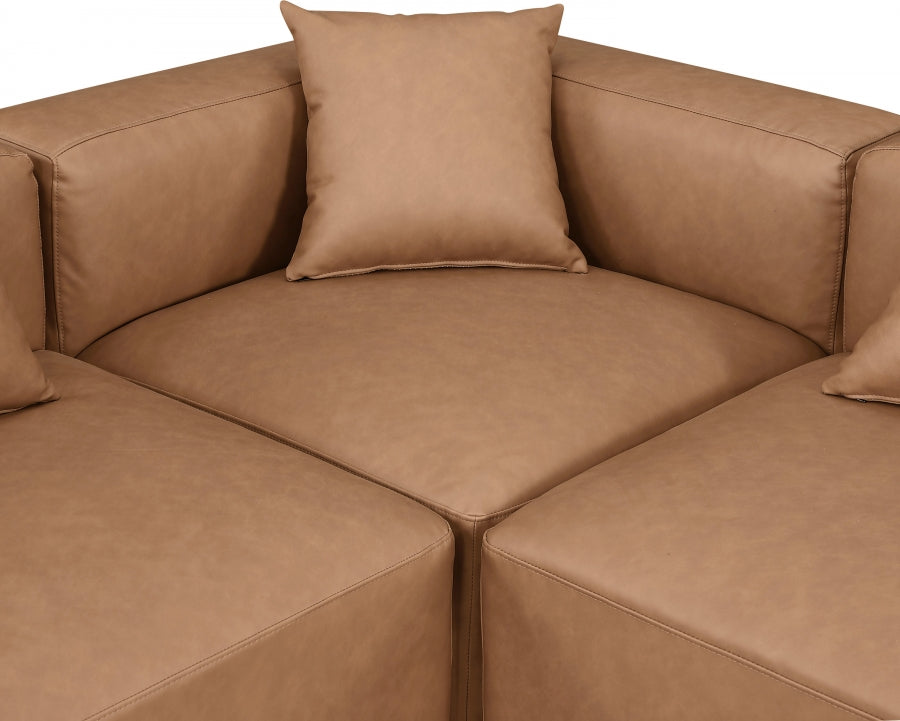 Cube vegan Leather Modular Sectional - Euro Living Furniture
