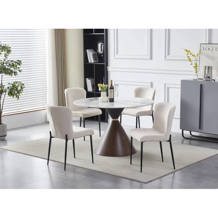 Lorna Round Table - Euro Living Furniture