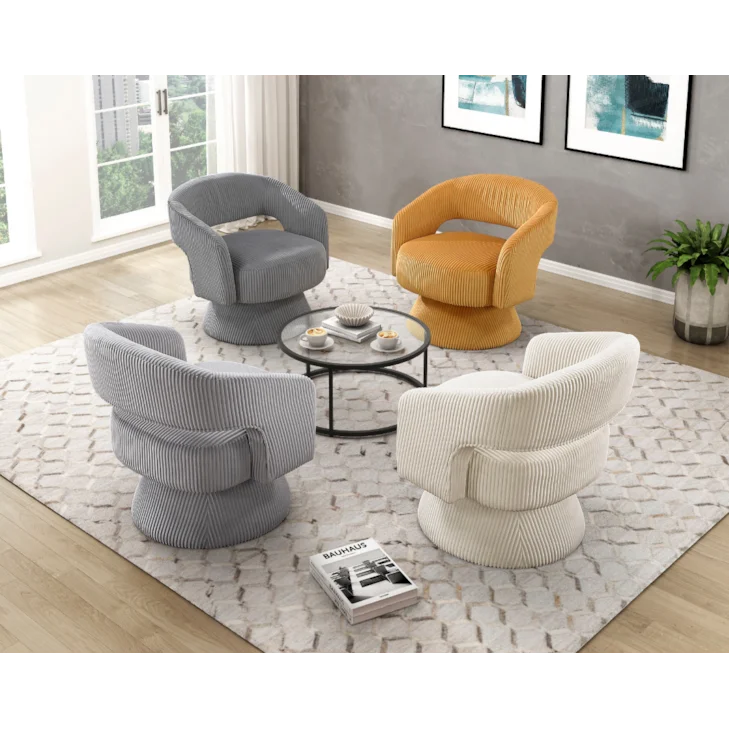 Lucy Fabric Accent chair - Euro Living Furniture