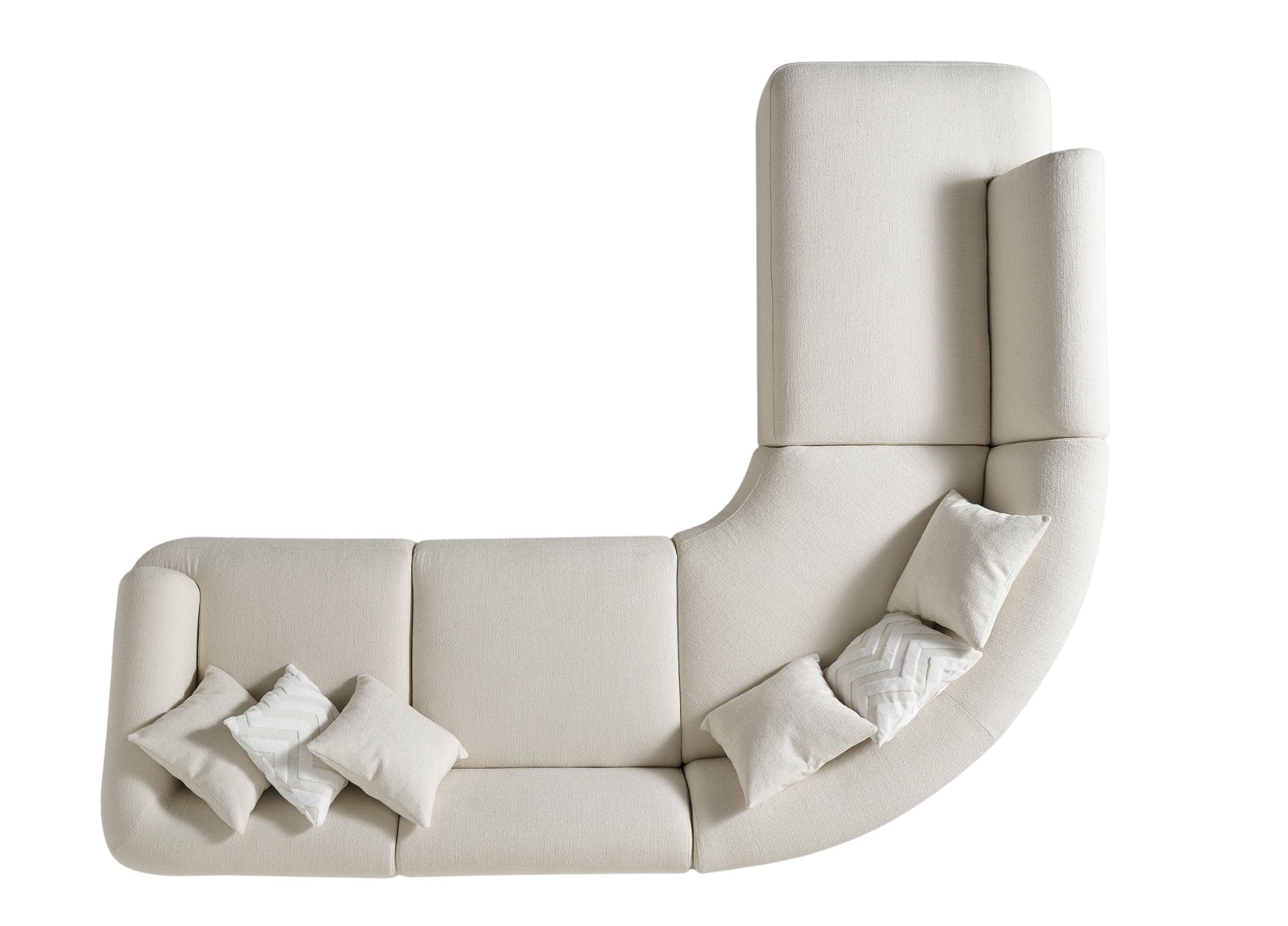 MAYA BUCLE SECTIONAL - Euro Living Furniture