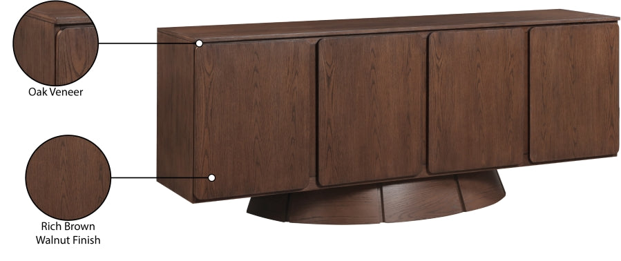 BELKY WOOD BUFFET - Euro Living Furniture