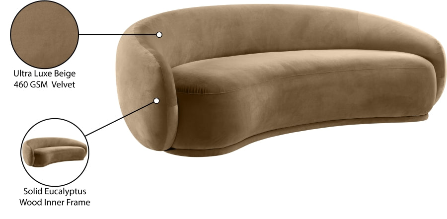 EMERALD 95" SOFA | VELVET - Euro Living Furniture