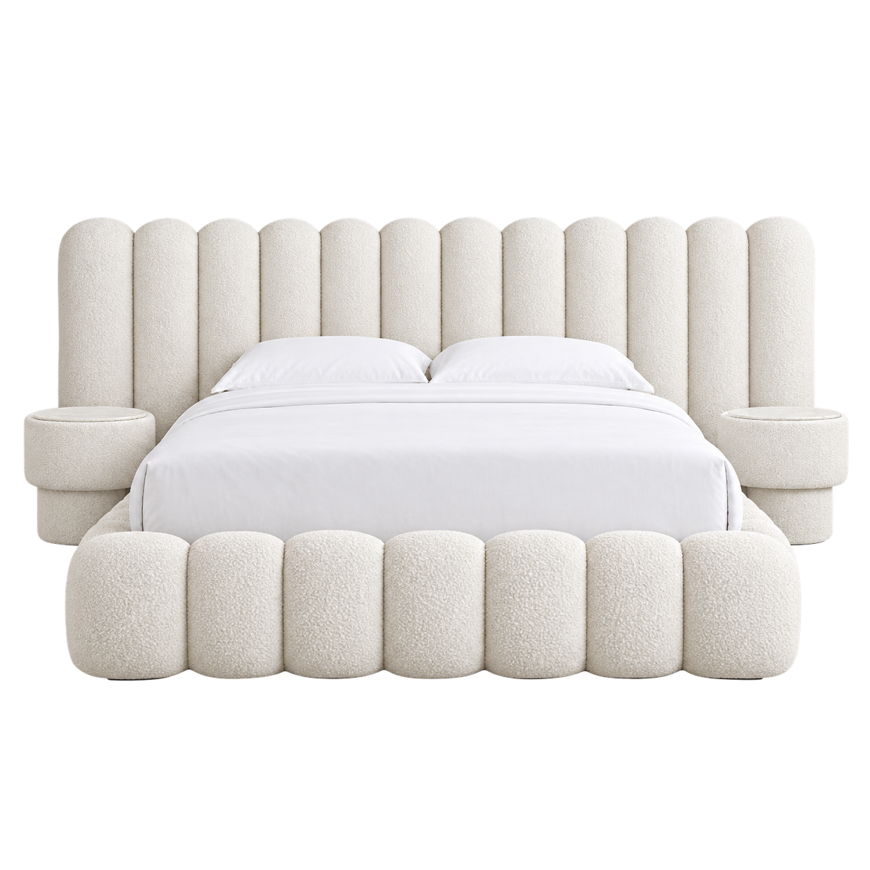 Whitney King Bed and Nightstands